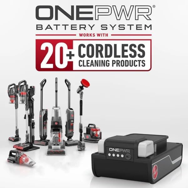 Hoover ONEPWR CleanSlate Cordless Portable Carpet + Upholstery Spot Cleaner Machine, Powerful Suction, Versatile Tools, Car and Auto Detailer, Pair with Hoover Spot & Upholstery Cleaner Solution