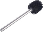 Angle Simple Toilet Brushes, Toilet Bowl Scrubber Brush Head 3 PCS with Cleaner Wand for Bathroom Restroom