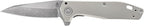 Gerber Gear Fastball - Slim, Lightweight Folding Knife with Lock Release - Pocket Knife with 3-Position Clip - EDC Gear - 3" - Made in USA - Urban Grey