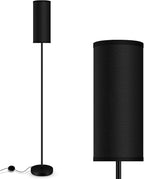 BoostArea Floor Lamps for Living Room, Dimmable floor lamp with 3 Color Temperatures Bulb, Black LED Floor Lamp, Modern Standing Lamp for Bedroom/Office/Study/Farmhouse(9W LED Bulb, Black Linen Shade)