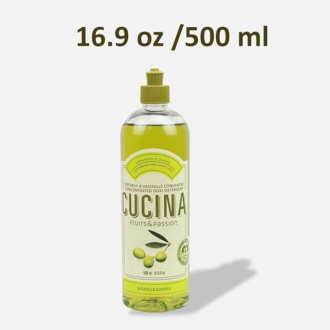 Coriander and Olive Cucina Dish Detergent 500ML