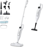 Powerful Handheld Steam Mop With 11 Accessories, 23FT Power Cord, 266℉Deep Cleaning, 2 Steam Modes & Multi-Purpose Steamer For Sealed Hard Floor, Laminate, Marble, Stone Floors