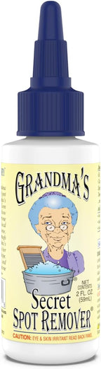 Grandma's Secret Spot Remover - Chlorine, Bleach and Toxin-Free Stain Remover - Stain Remover for Clothes - Fabric Stain Remover Removes Oil, Paint, Blood and Pet Stains – 2 Ounce