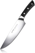 JARVISTAR 8 Inch Chef’s Knife: Professional kitchen knife - Ultra Sharp High Carbon Stainless Steel Forged Short Bolster - Chef Knife Ergonomic Handle for Cutting Vegetable