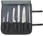Mercer Culinary Millennia 7-Piece Knife Roll Set,Black