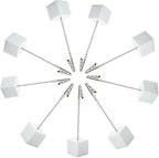 10pcs Table Number Holder Name Place Card Holder Memo Clip Holder Stand Note Holder Pictures Card Paper Menu Clip (Pure White)