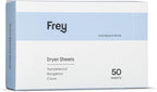 FREY Naturally Scented Dryer Sheets - Fabric Softener for Soft, Fresh & Clean Clothes (1-pack, Bergamot Beach)