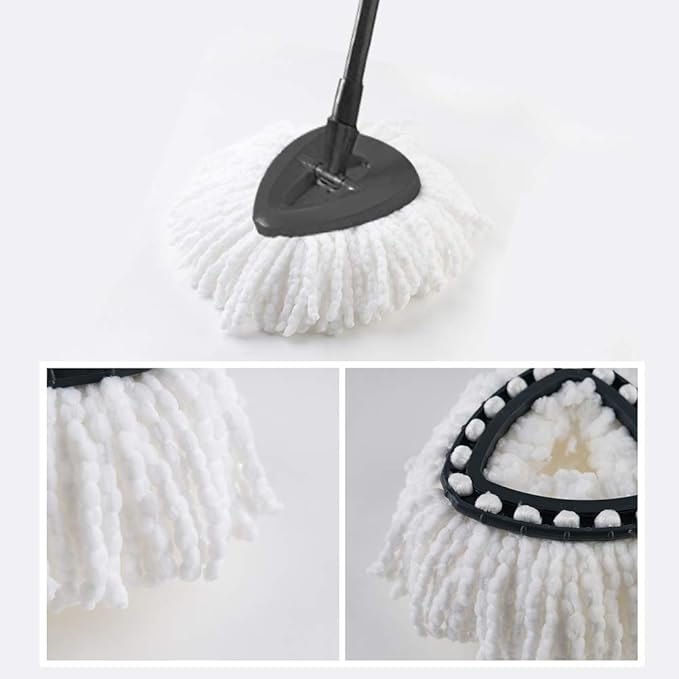 6 Pack Spin Mop Replacement Heads Microfiber Spin Mop Refills Easy Cleaning Mop Head