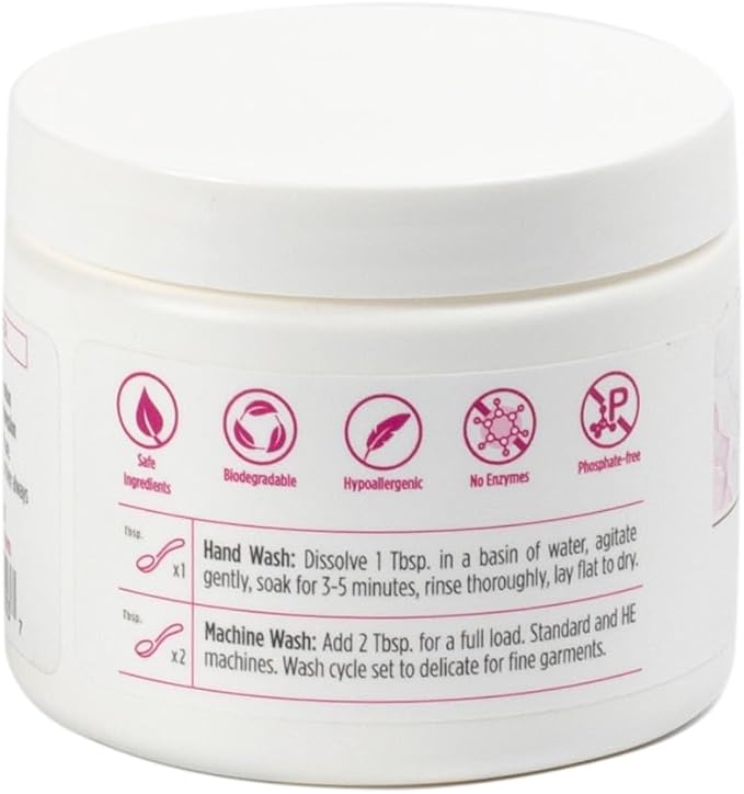 FOREVER NEW Granular Laundry Detergent – Nontoxic Powder Laundry Detergent, Safe for Colors & Sensitive Skin - Essential Laundry Supplies, Delicate Fabric Care Wash (Unscented, 4 oz)