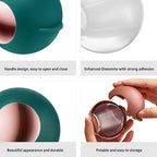 Washable Reusable Gel Lint Roller for Pet Hair, Tecogue Portable Dog Cat Pet Hair Remover for Clothes, Laundries, Sticky Cleaner, Dust Fuzz Fur for Travel Household (White-2pcs)