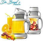 Dr.Boyd's Portable TEAM miXer 68oz Portable blender for Shakes, Smoothies Blended Drinks, Large Capacity, Type-C charging, Powerful Motor, BPA free, Stainless steel blades, Bulit in Safety Features