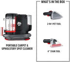 Dirt Devil Portable Spot Cleaner Machine for Carpet and Upholstery, Powerful Suction Spot Cleaning Machine with Versatile Tools, Pair with Dirt Devil Portable Spot Cleaner Solution