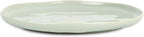 Stone Lain Mirella 4-Piece Dinner Plate Set Stoneware, Dishwasher and Microwave Safe, Light Green