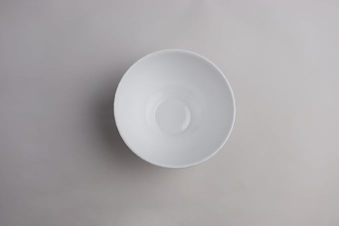 11 OZ Ceramic Soup Bowls for Kitchen White Diamond, Ultra light Set of 4 Perfect for Soup Bowls for Kitchen, Ramen Bowl, for Oatmeal, Fruit,Salad and Rice Bowl, Dishwasher & Microwave Safe (4.73 INCH)