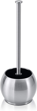 ToiletTree Products Stainless Steel Plunger - Heavy Duty Toilet Bowl Plunger with Holder for Bathroom Essentials and House Cleaning Tools - Stainless Steel, 6.5” x 6.5” x 18.5”