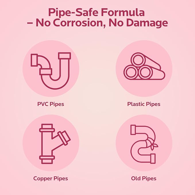 Foaming Drain Cleaner Clog Remover: Sink Cleaner Pipe Clogged Opener for Kitchen Bathroom Toilet Tubs and Showers (1 Pack)