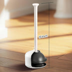 Toilet Plunger with Holder, Heavy Duty Plunger and Holder Combo for Bathroom Cleaning, Bathroom Decor, Bathroom Accessories, Toilet Bowl Cleaners, 19-Inch White