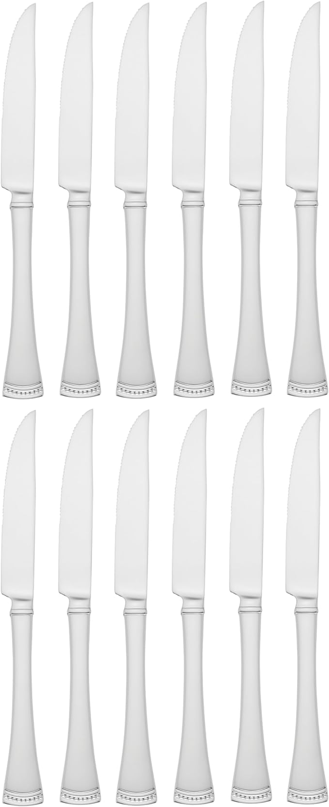 Lenox Portola 12-Piece Steak Knife Set, 3.60 LB, Metallic