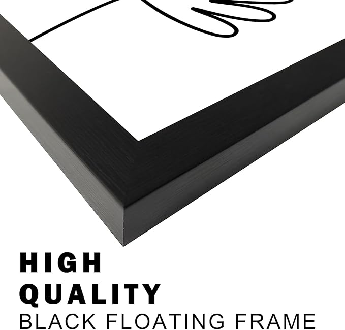 Framed Black and White Bathroom Wall Art Funny Bathroom Wall Decor Signs Bad Smell Toliet Print Painting Decor Canvas Artwork