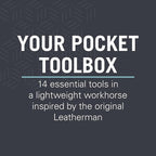 LEATHERMAN, Bond, 14-in-1 Lightweight Multi-tool for Camping, Hiking & Everyday Carry (EDC), Made in USA, Heathered Cranberry