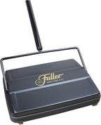 Fuller Brush 17027 Electrostatic Carpet & Floor Sweeper - 9" Cleaning Path - Lightweight - Ideal for Crumby Messes - Works On Carpets & Hard Floor Surfaces - Black