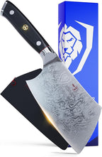 Dalstrong Meat Cleaver Knife-4.5"-Shogun Series ELITE - Razor Sharp - Japanese Steel - Black Handle - Heavy Duty Gift Knife Professional - Vacuum Heat Treated - w/Sheath