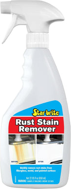 STAR BRITE Rust Stain Remover Spray - Instantly Dissolve Corrosion Stains on Fiberglass, Vinyl, Fabric, Metal & Painted Surfaces - Also Removes Sprinkler Stains - 22 Ounces (089222SS)