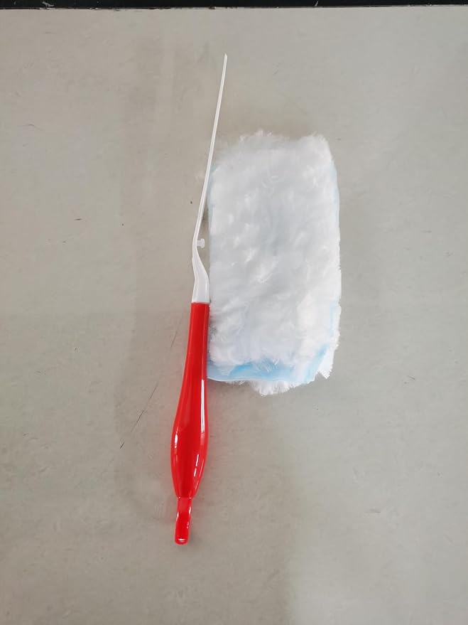 JEHONN Duster Refills 30 Counts for Swiffer, 4X Heavy Duty Microfibers, 360 Degree Dusting Kit with 1 Handle, Multi-Surface Dust Removing Tool for Cleaning Blinds Bookshelf Furniture Electronics