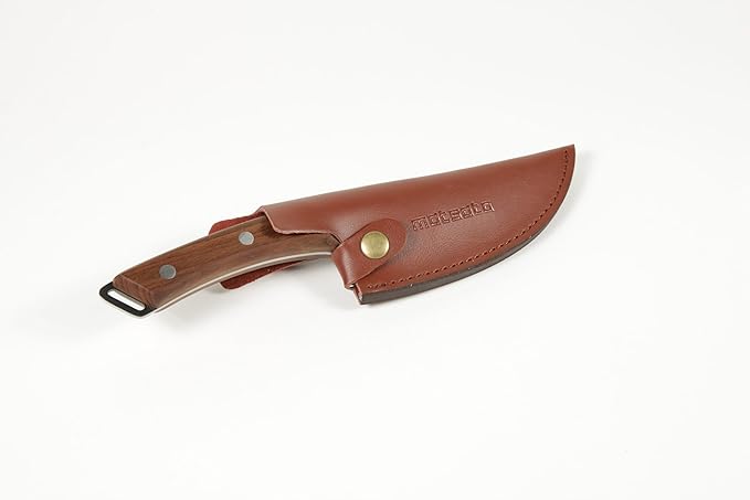Matsato Chef Knife with Premium Leather Sheath – Japanese Steel Kitchen Knife for Home & Cooking, Christmas Gift Set for Men or Women, Kitchen Gift for Chefs