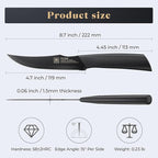 Steak Knives Set of 8, 4.7 Inch Dishwasher Safe Non Serrated Dinner Knives, Razor Sharp for Precise Cutting, Non-Stick Blade & Non Rust, Easy to Maintain Ideal for Home Restaurant Party