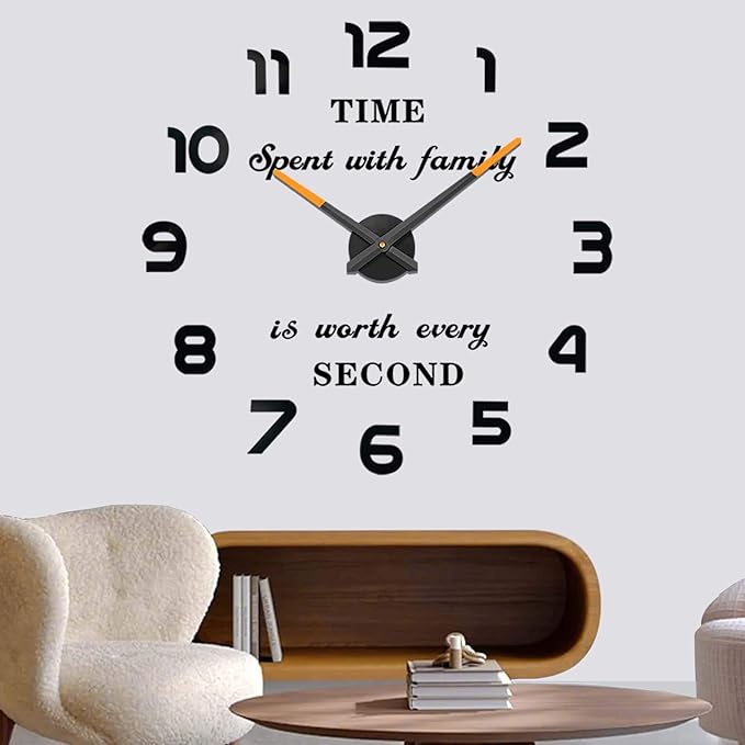 VANGOLD Wall Clock for Living Room Decor
