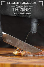 Dalstrong Steak Knife Set-8pc Set-5"- Game of Thrones™ Knife -German Premium Steel Full Tang-Professional G10 Handle-Collection Item Steak Cutting Knife