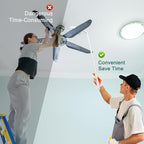 KeFanta Heavy Duty Duster Handles Replacement Compatible with Swiffer Duster Refills, Extendable Handle, Adjustable Length (1Pcs)