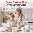 Bread Proofing Basket Set of 2 - Round 9" Sourdough Bread Baking Supplies w/Linen Liner, Scrapers, Scoring Lame, Whisk, Blades Banneton Proofing Baskets - Sourdough Starter Kit for Beginners