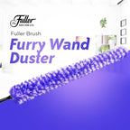 Fuller Brush Furry Wand Duster - 30" Netted Fiber Cleaner - Bendable Hand Sweeper Cleans Dust Dirt Lint & Cobwebs on Window Blinds Shelves Counters & More