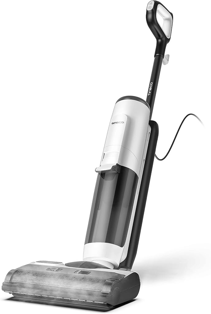 Tineco Corded Wet Dry Vacuum Steam Mop All-in-one, Hardwood Floor Cleaner Great for Sticky Messes, Floor ONE S5 Steam Smart for Hard Floors with Digital Display and Long Run Time