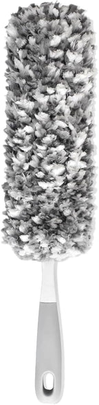 17.3" Handheld Microfiber Dusters for Cleaning-Detachable & Washable Head, for Furniture, Keyboards, Car Interiors, and Delicate Surfaces