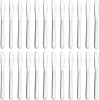 24 Pieces Dinner Knives Set, 8.1" Inches Table Knives Set, Durable Butter Knife, Food Grade Stainless Steel Dinner Knife, Cost-effective Silverware Set - Mirror Polished, Dishwasher Safe