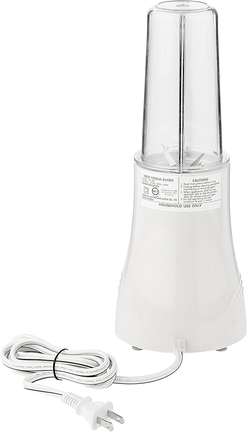 Tribest PB-350 Personal Blender for Shakes and Smoothies with Portable Blender Cups, White, Large