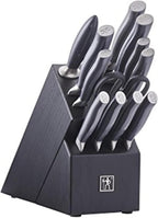 HENCKELS Graphite Razor-Sharp 13-pc Knife Set German Engineered Informed by 100+ Years of Mastery, Chefs Knife, Black/Stainless