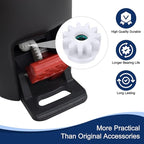 3 Pcs Easy Mop Pedal Broom Spin Replacement One Way Clutch Bearing Bucket Gear Sprockets Repair Compatiable with Oceda/Vilida and Market 90% Spin Mop System, Mop Gears (3 Pcs Bearing Bucket Gears)