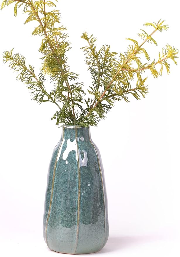 HAUCOZE Ceramic Decorative Vase Modern Decor Statue Table Centerpiece Sculpture Gifts 8.3inch