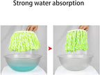 6 Pack Spin Mop Refill Pads Compatible with SIMPLI-Magic 79349 79117 979193 79229 Spin Mop Cleaning System, Part No.79161