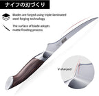HOSHANHO Fillet Knife 7 Inch, Super Sharp Boning Knife in High Carbon Stainless Steel, Professional Japanese Fish Knives for Meat Poultry Cutting