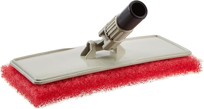 STAR BRITE Flexible Head Scrubber with Red Pad (040124)