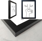 Framed Black and White Bathroom Wall Art Funny Bathroom Wall Decor Bad Smell Humor Canvas Print Artwork Toilet Art Decor