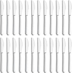 24 Pieces Knives Set - 9 Inches Dinner Knives, Butter Knife, Food Grade Stainless Steel Table Knife Set, Dishwasher Safe & Mirror Polished, Knife Silverware for Home/Restaurant/Kitchen