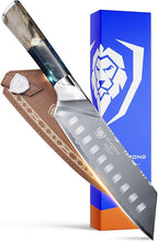 Dalstrong Santoku Knife - 7 inch - Valhalla Series - 9CR18MOV High Carbon Steel - Vegetable Knife - Celestial Resin & Wood Handle - Asian Cooking Knife - Premium Kitchen Knife Gift- w/Leather Sheath