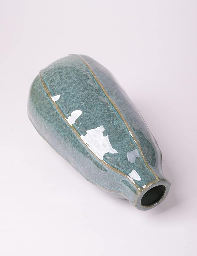 HAUCOZE Ceramic Decorative Vase Modern Decor Statue Table Centerpiece Sculpture Gifts 8.3inch