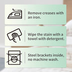 Organization and Storage Basket for Shelves - Small 6 Pack Fabric Storage Bin Collapsible Baskets for Organizing with Handle for Cloth Decorative Laundry Canvas (Banana Leaf 12x8x5.2 inch)